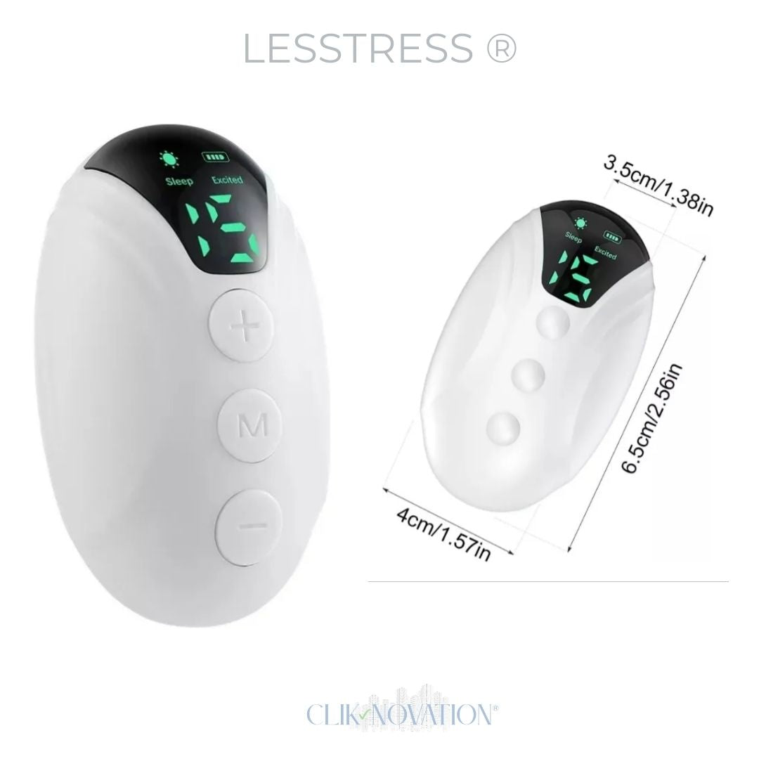 LESSTRESS ® -  Dispositivo Portátil Para Control de Insomnio, Ansiedad y Depresión
