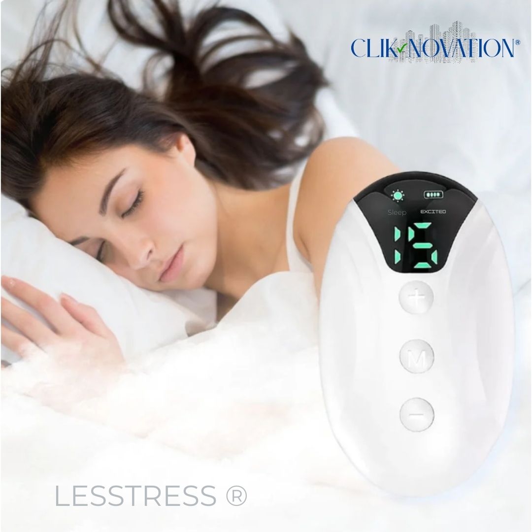 LESSTRESS ® -  Dispositivo Portátil Para Control de Insomnio, Ansiedad y Depresión