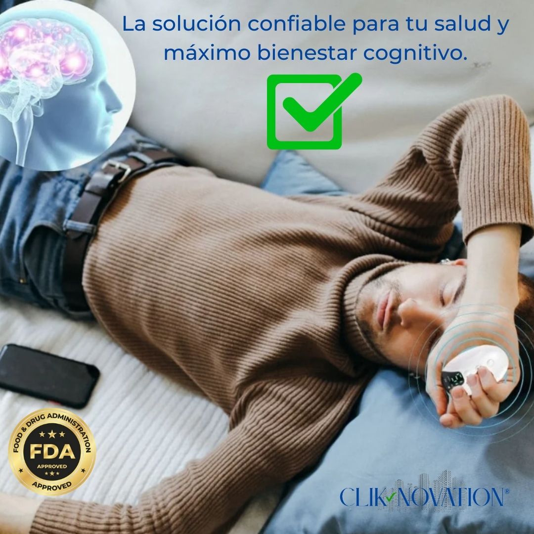 LESSTRESS ® -  Dispositivo Portátil Para Control de Insomnio, Ansiedad y Depresión