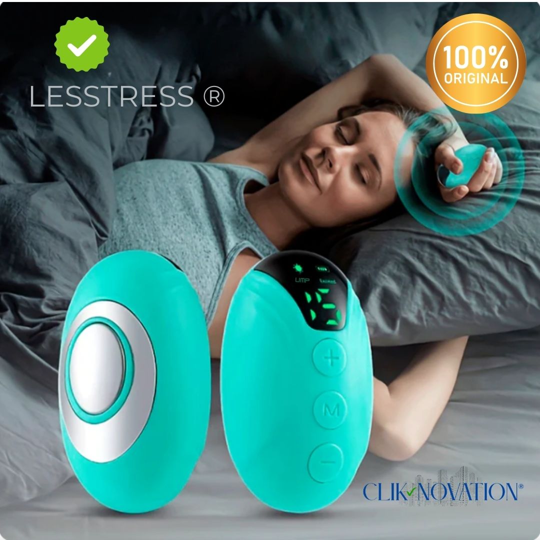 LESSTRESS ® -  Dispositivo Portátil Para Control de Insomnio, Ansiedad y Depresión
