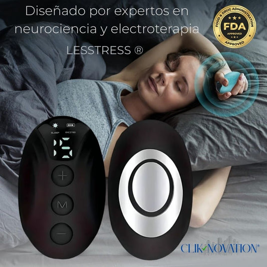 LESSTRESS ® -  Dispositivo Portátil Para Control de Insomnio, Ansiedad y Depresión
